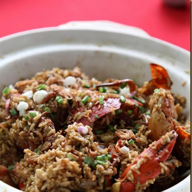 Crab Claypot Rice • Jia Hian Restaurant — dish from the review
