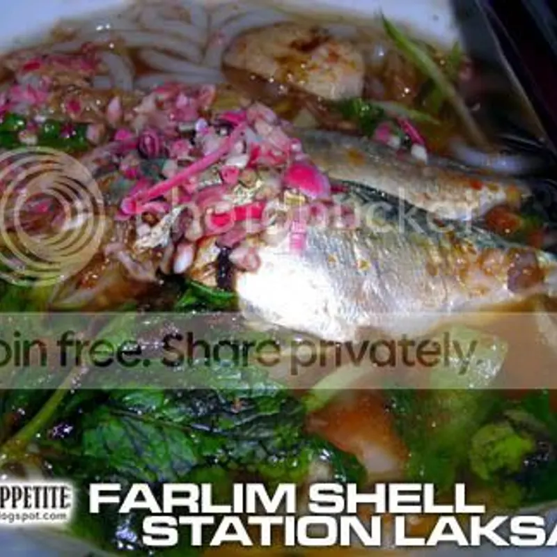 Farlim Shell Station Laksa Cafe — dish from the review