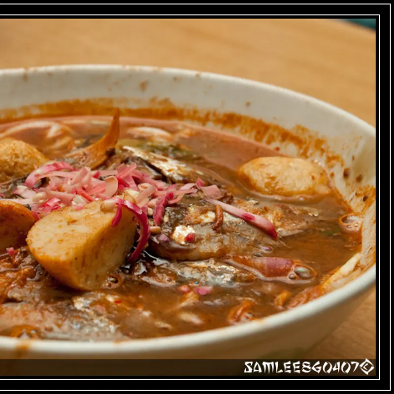 Farlim Shell Station Laksa Cafe — dish from the review