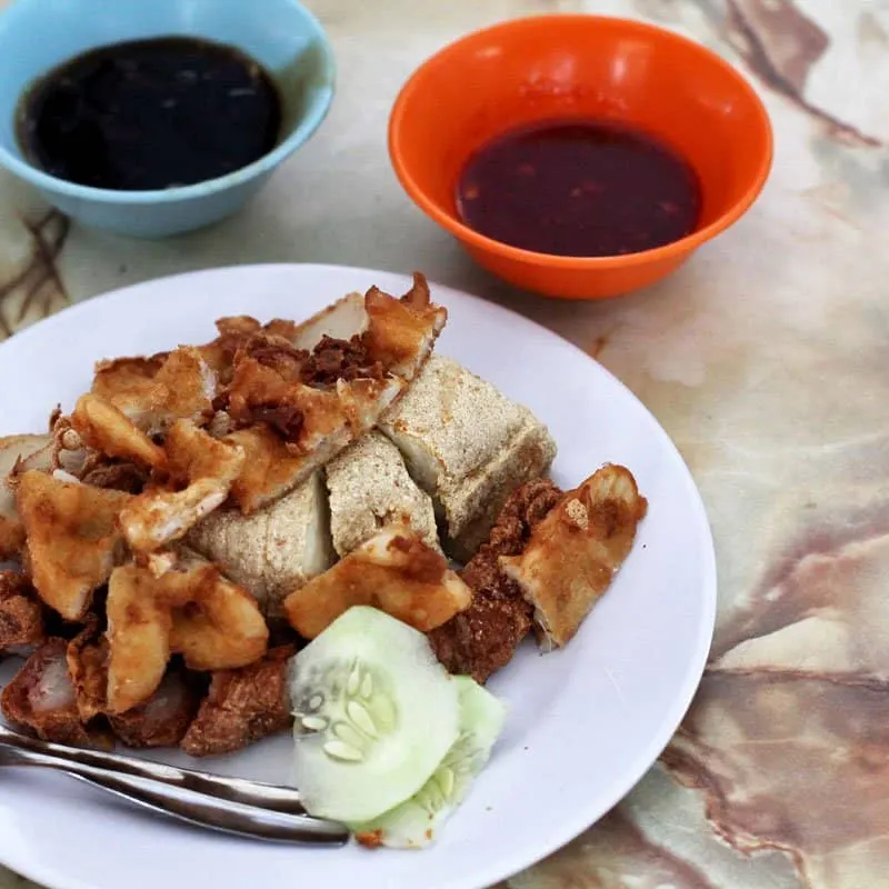 New Lane Hawker Centre Fried Oyster — dish from the review