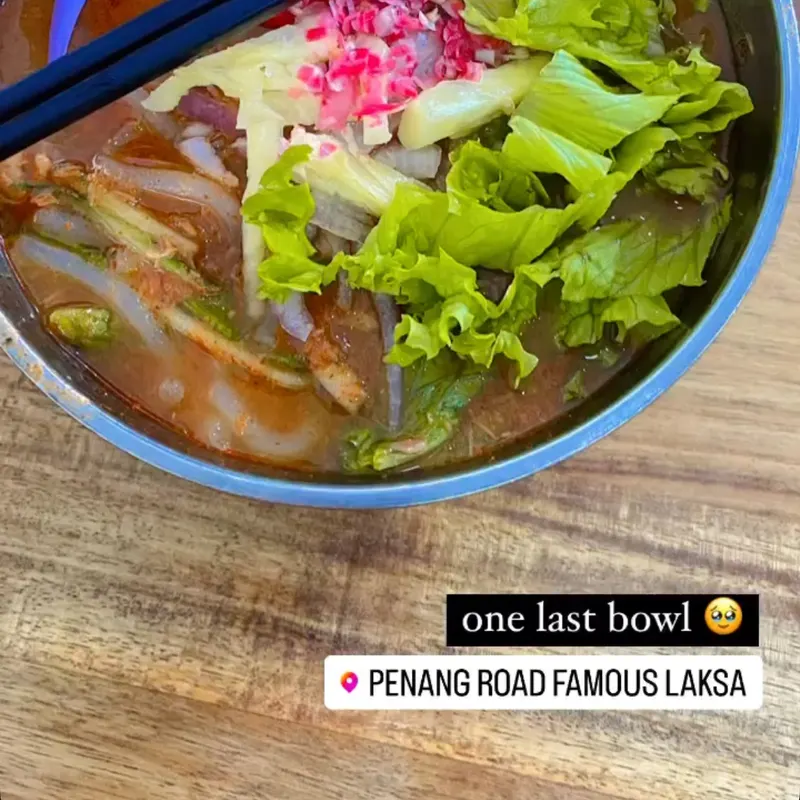Penang Road Famous Laksa — dish from the review